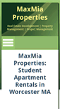 Mobile Screenshot of maxmiaproperties.com